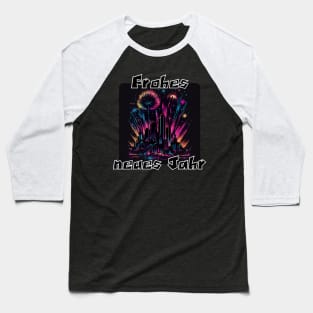 Graffiti Style - Happy New Year (de) Baseball T-Shirt